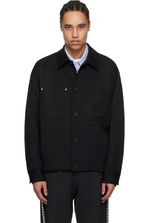WOOYOUNGMI Black Pocket Detail Shirt