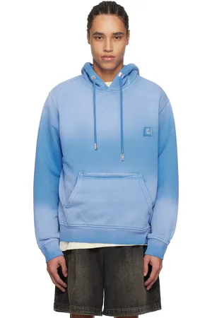 WOOYOUNGMI Blue Back Logo Hoodie