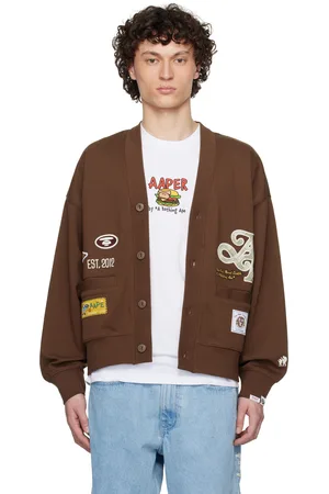 A Bathing Ape Brown Main Cardigan