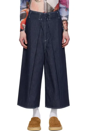 SUNNEI Navy Cholo Denim Shorts