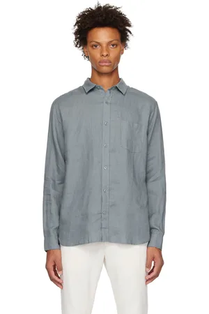 Vince Blue Pocket Shirt