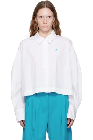 The Attico White Jill Shirt