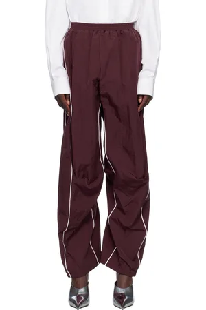 pushBUTTON Piping Detail Tucked Track Pants