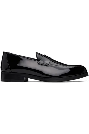 Ernest W. Baker Black Leather Loafers