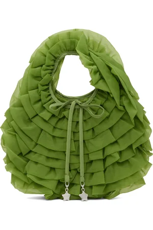 SANDY LIANG Green Napa Bag