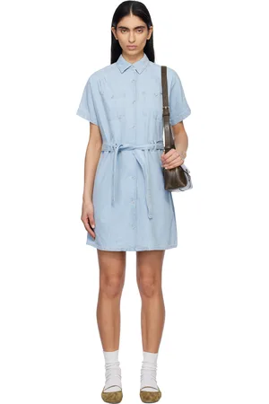 A.P.C. Blue Suzanne Denim Minidress