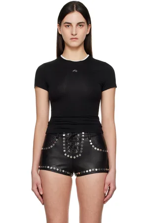 Miaou Rhinestone Mini T-shirt