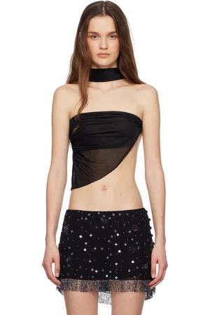 Mirror Palais Black Deity Top