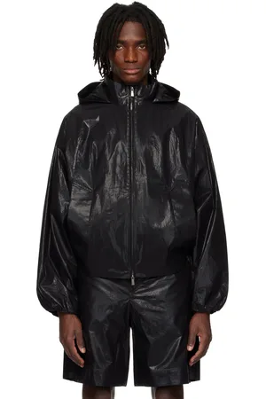 pet-tree-kor Black Tension Hood Jacket
