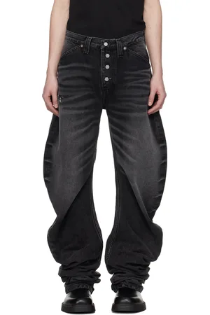 THUG CLUB Black Parkour Jeans