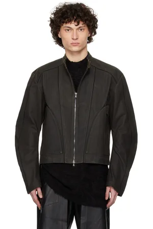 CARNET-ARCHIVE Brown Rusted Rider Jacket