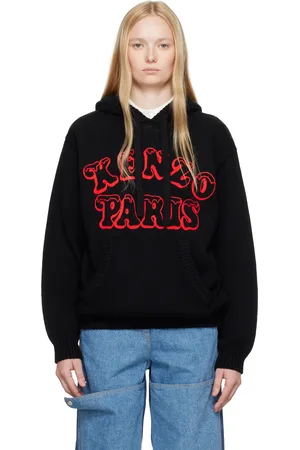 Kenzo Black Paris VERDY Edition Knitted Hoodie