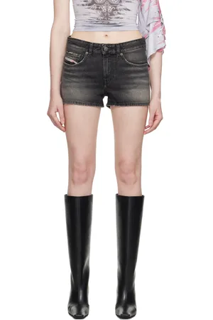 Diesel Black De-Yuba Denim Shorts
