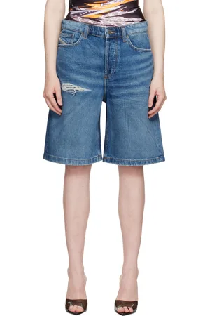 Diesel Blue De-Sire-Short Denim Shorts