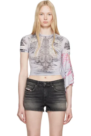 Diesel Gray T-Dana T-shirt