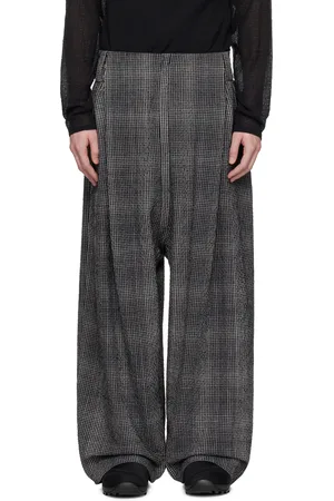 pet-tree-kor Gray Tension Trousers