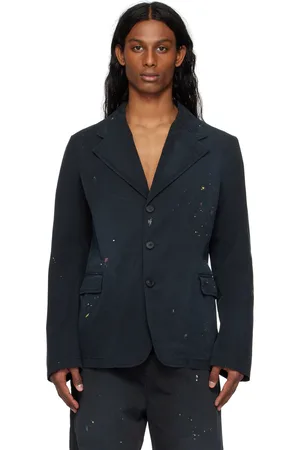 Maison Margiela Black Paint Splatter Blazer