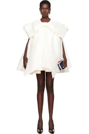 Vaquera SSENSE Exclusive Bridal Capsule Bow Minidress