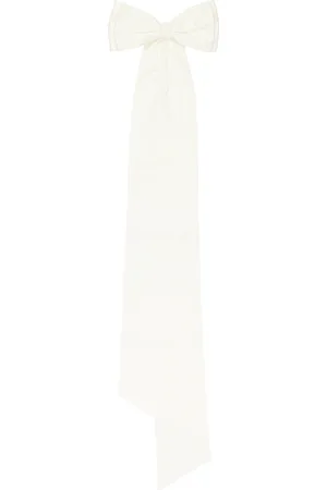 SANDY LIANG SSENSE Exclusive Bridal Capsule Palermo Bow Barrette