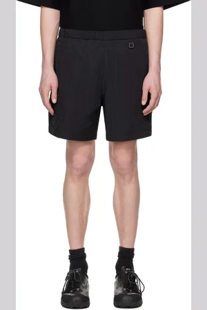 WOOYOUNGMI Black Nylon Banding Shorts