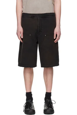 WOOYOUNGMI Brown Dyed Cotton Shorts