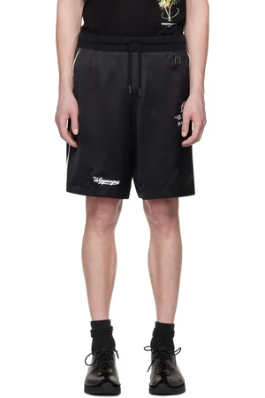 WOOYOUNGMI Black Piping Banding Shorts