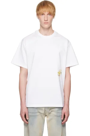 WOOYOUNGMI White Palm Tree Graphic T-shirt