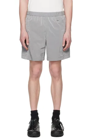 WOOYOUNGMI Gray Nylon Banding Shorts