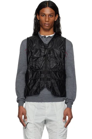C.P. Company Black CS II Logo Vest