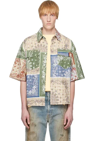 Rhude Multicolor Bandana Boxy Work Shirt