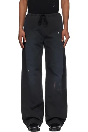 Maison Margiela Black Cotton Trousers