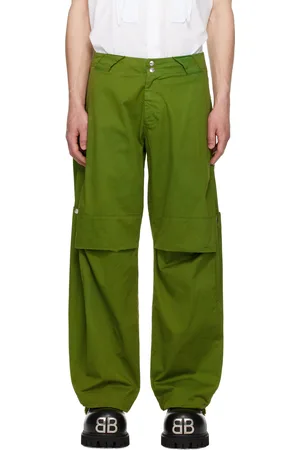 YAKU Green Battle Axe Cargo Pants
