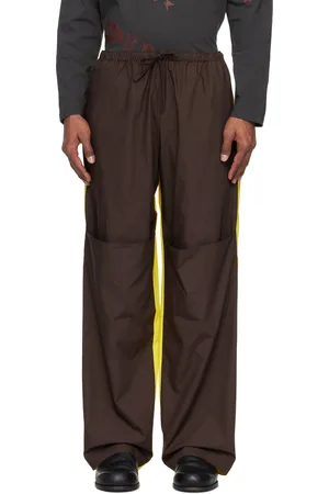 SC103 SSENSE Exclusive Brown & Yellow Prize Trousers