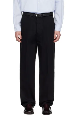 Merz b. Schwanen Black CHINO01 Trousers