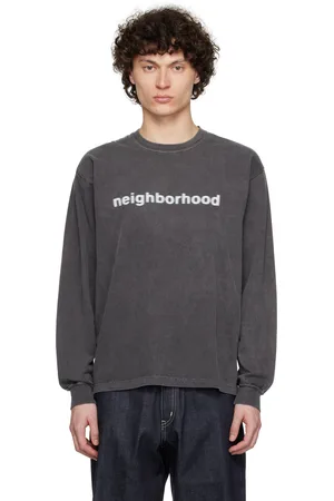 NEIGHBORHOOD Gray NH. LS-3 T-shirt