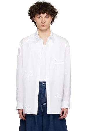 Simone Rocha Cotton Bow Easy Shirt