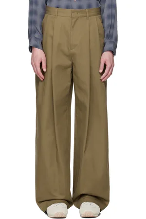 SYSTEM SSENSE Exclusive Brown Twill Trousers