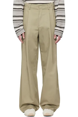 SYSTEM SSENSE Exclusive Taupe Twill Trousers