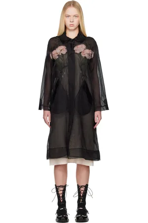 Simone Rocha Stuffed Carnation Car Coat