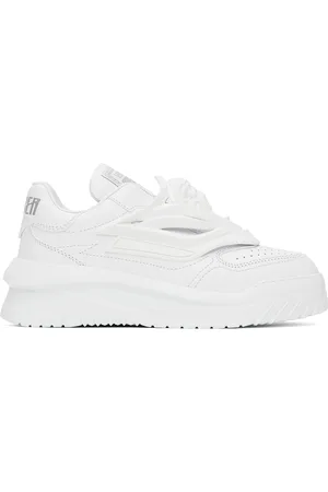 VERSACE White Odissea Sneakers