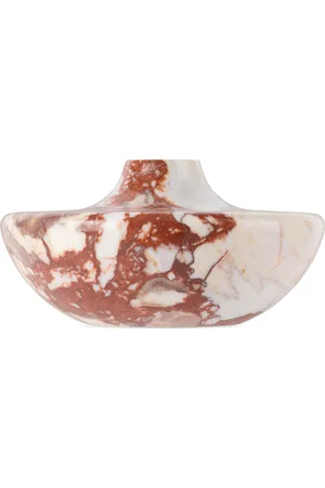 SOHO Off-White & Red Alma Vase