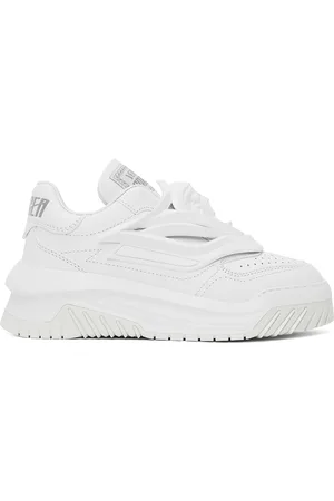 VERSACE White Odissea Sneakers