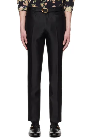 Tom Ford Wool Silk Faille Atticus Western Pocket Trousers