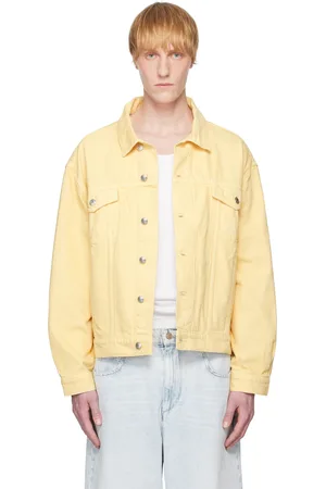 Maison Kitsuné Yellow Trucker Denim Jacket