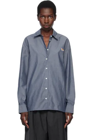 Maison Kitsuné Navy Casual Shirt