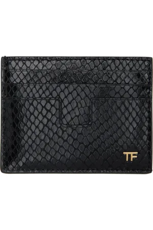 Tom Ford Printed Python Card Holder