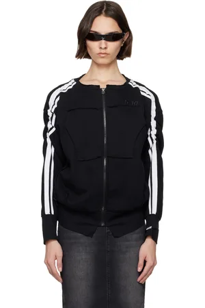 PROTOTYPES Black Tiny Toggle Zip Up Sweatshirt