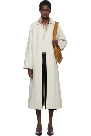 Still Here Taupe Canvas Trench Coat