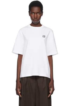 Maison Kitsuné White Bold Fox Head Patch Comfort T-shirt