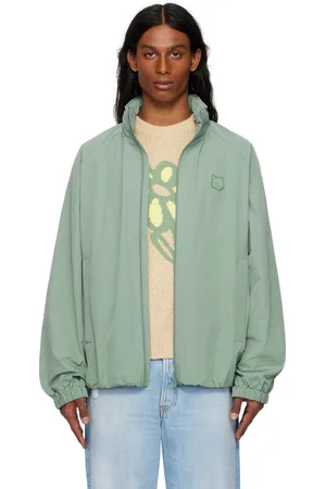 Maison Kitsuné Green Windbreaker Jacket